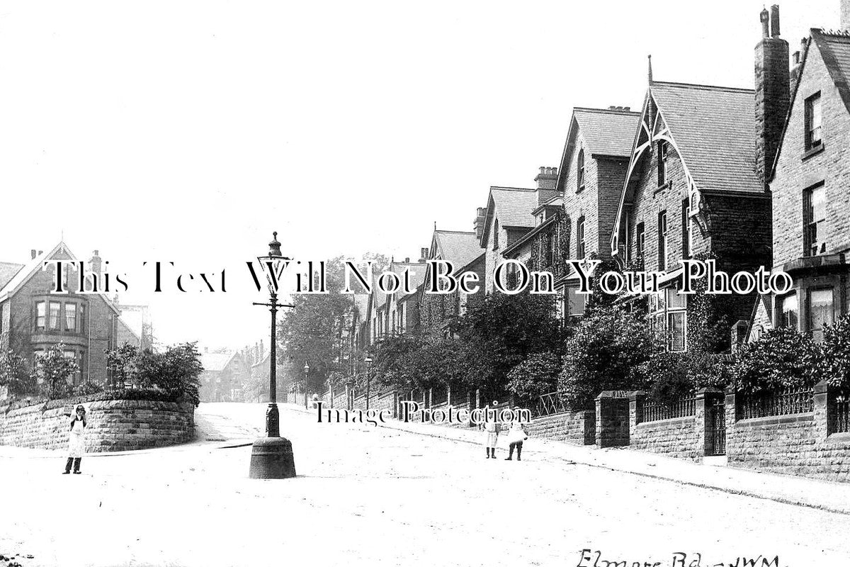 YO 7771 - Elmore Road, Sheffield, Yorkshire c1906
