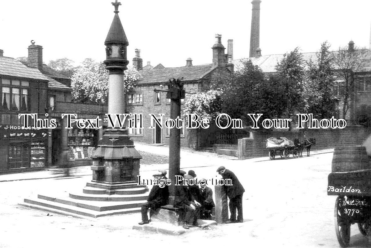 YO 7776 - Market Cross, Baildon, Yorkshire