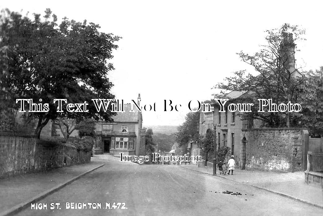 YO 7780 - High Street, Beighton, Sheffield, Yorkshire c1921