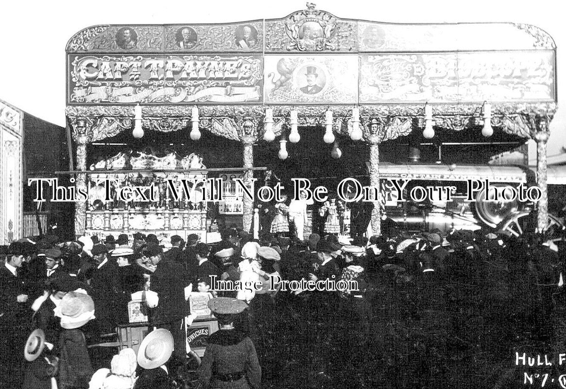 YO 7830 - Capt Paynes Bioscope & Living Picture Attraction, Hull Fair, Yorkshire