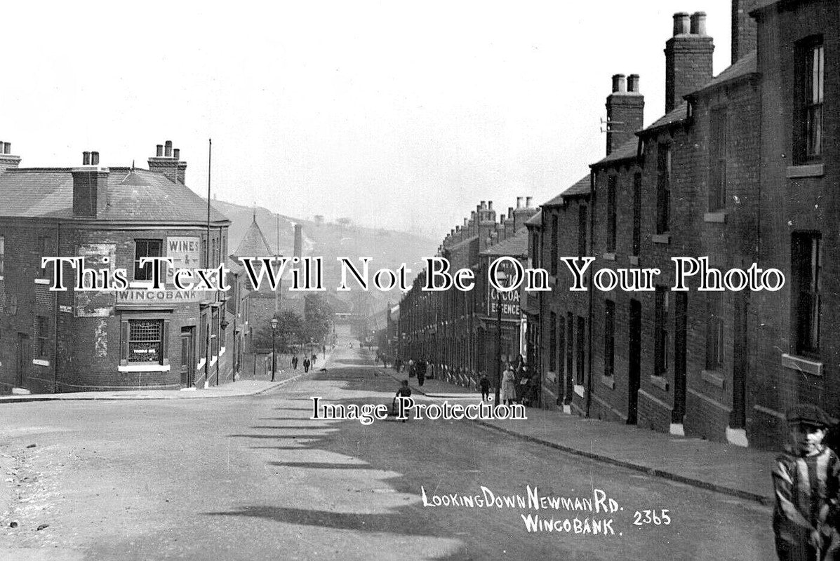 YO 7968 - Looking Down Newman Road, Wincobank, Sheffield, Yorkshire