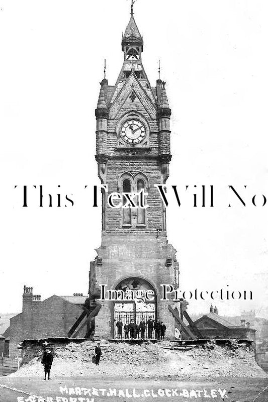 YO 8001 Market Hall Clock Tower, Batley, Yorkshire JB Archive