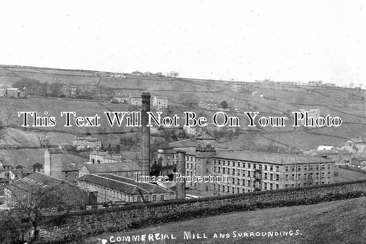 YO 8007 - Commercial Mill & Surroundings, Rishworth, Yorkshire