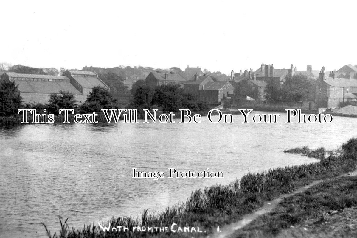 YO 8134 - Wath Upon Dearne From The Canal, Sheffield, Yorkshire