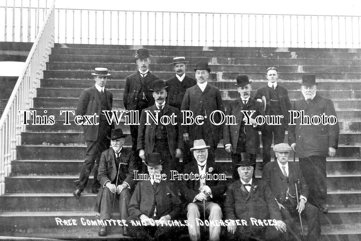 YO 8142 - Race Committee & Officials, Doncaster Races, Yorkshire
