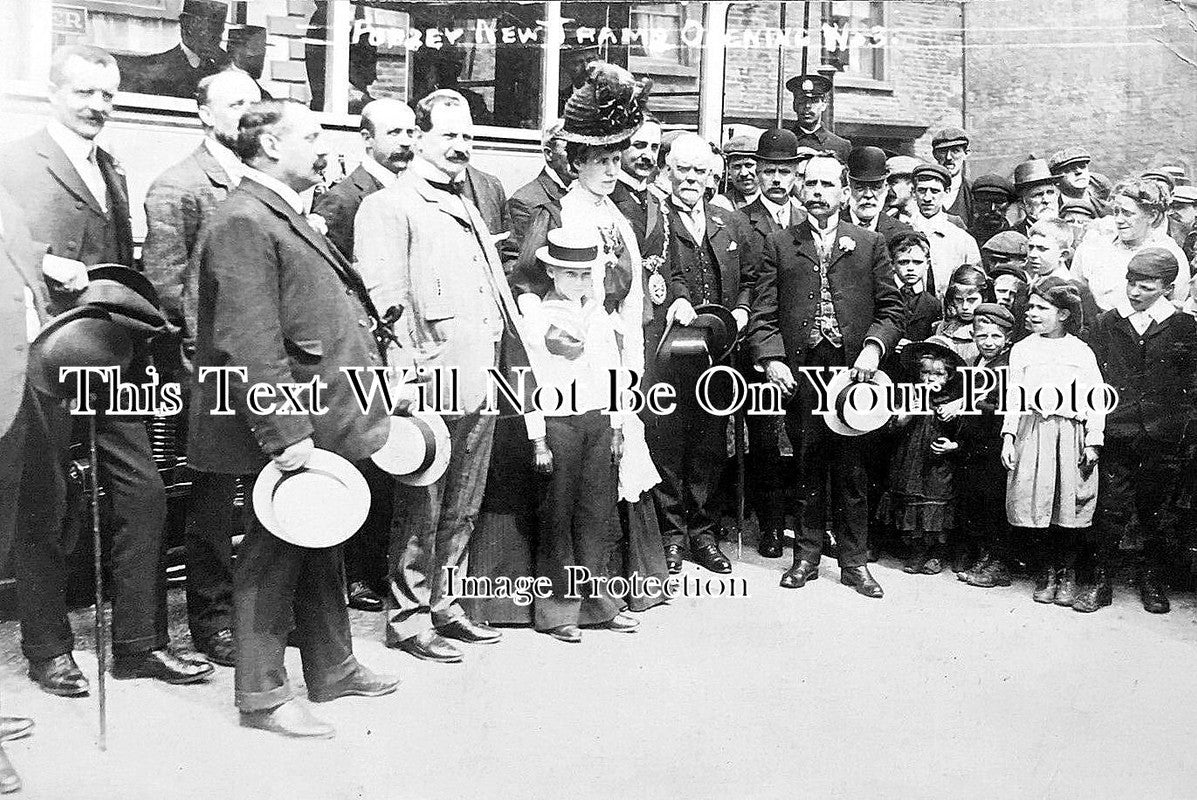 YO 8173 - Pudsey New Tram Opening, Stanningley, Leeds, Yorkshire 1908