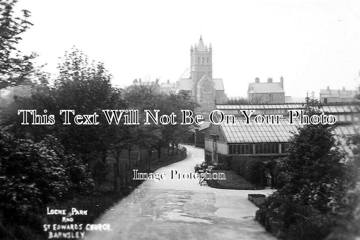 YO 8211 - Locke Park & St Edwards Church, Barnsley, Yorkshire