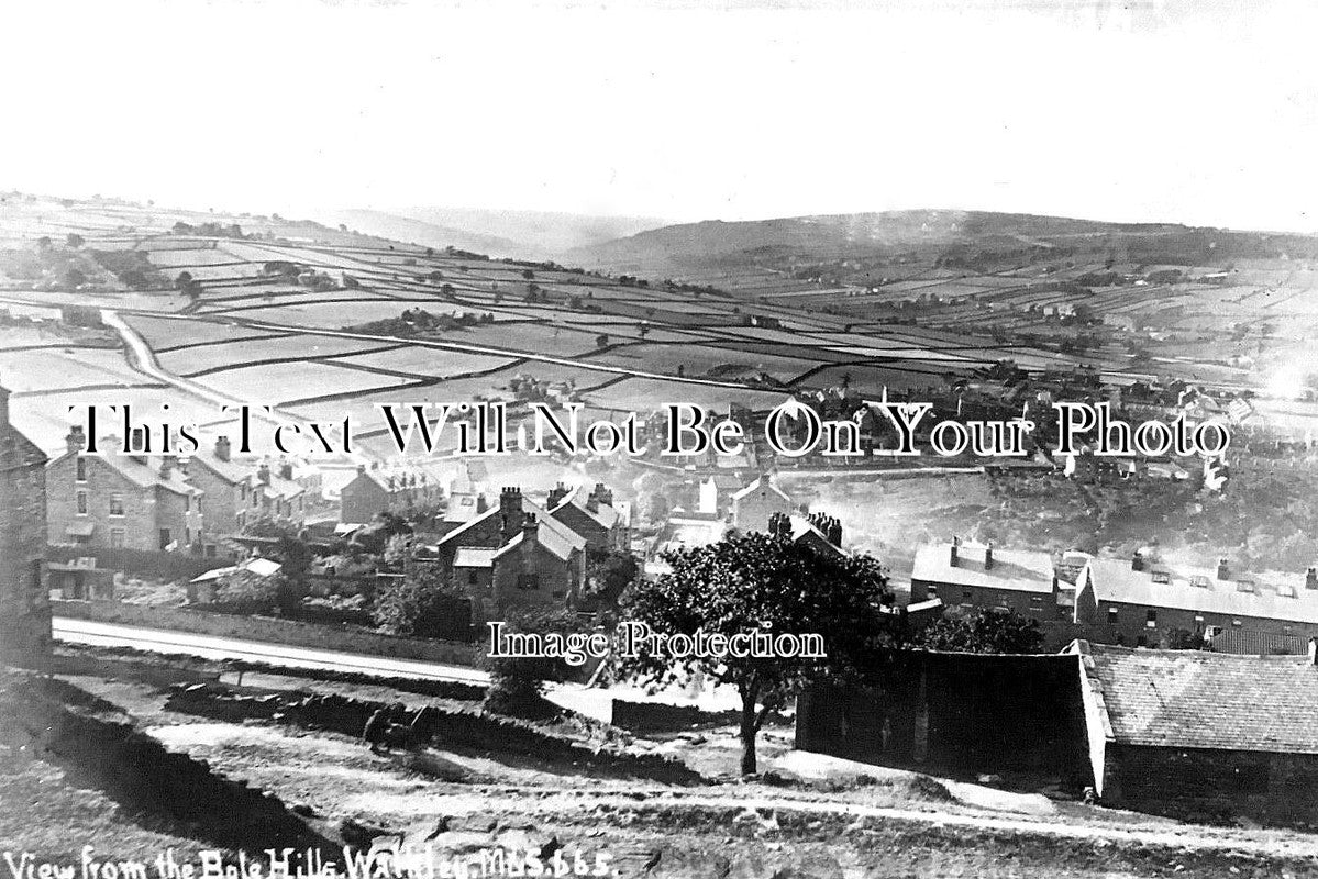 YO 8216 - View From Bole Hills, Walkley, Sheffield, Yorkshire