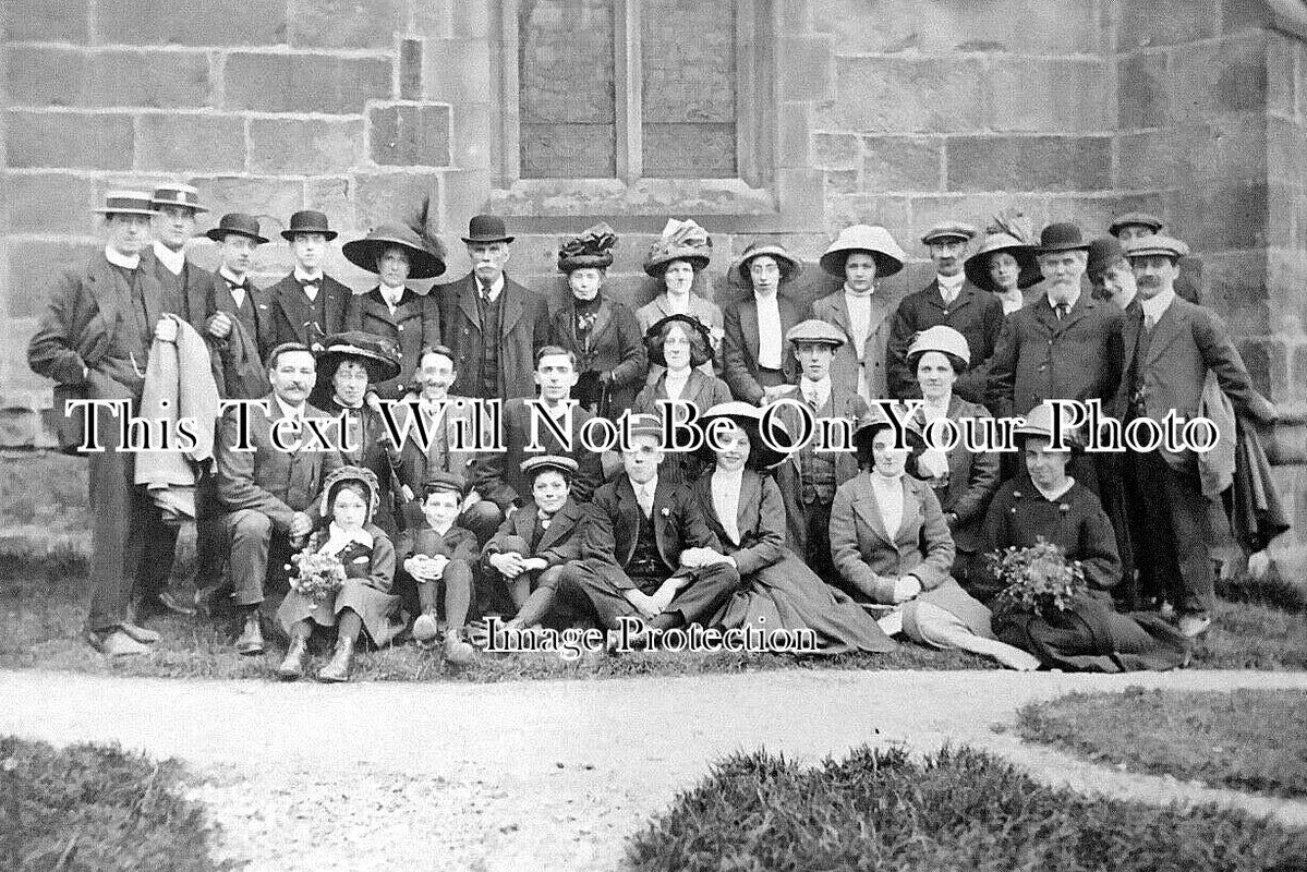YO 8219 - CCMS Trip To Eyam, Heeley, Sheffield, Yorkshire c1912