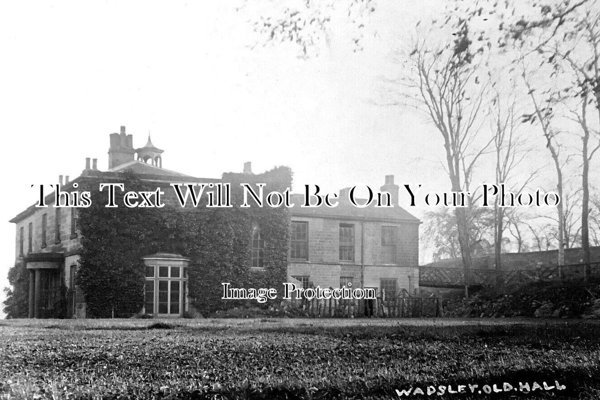 YO 8223 Wadsley Old Hall, Sheffield, Yorkshire JB Archive