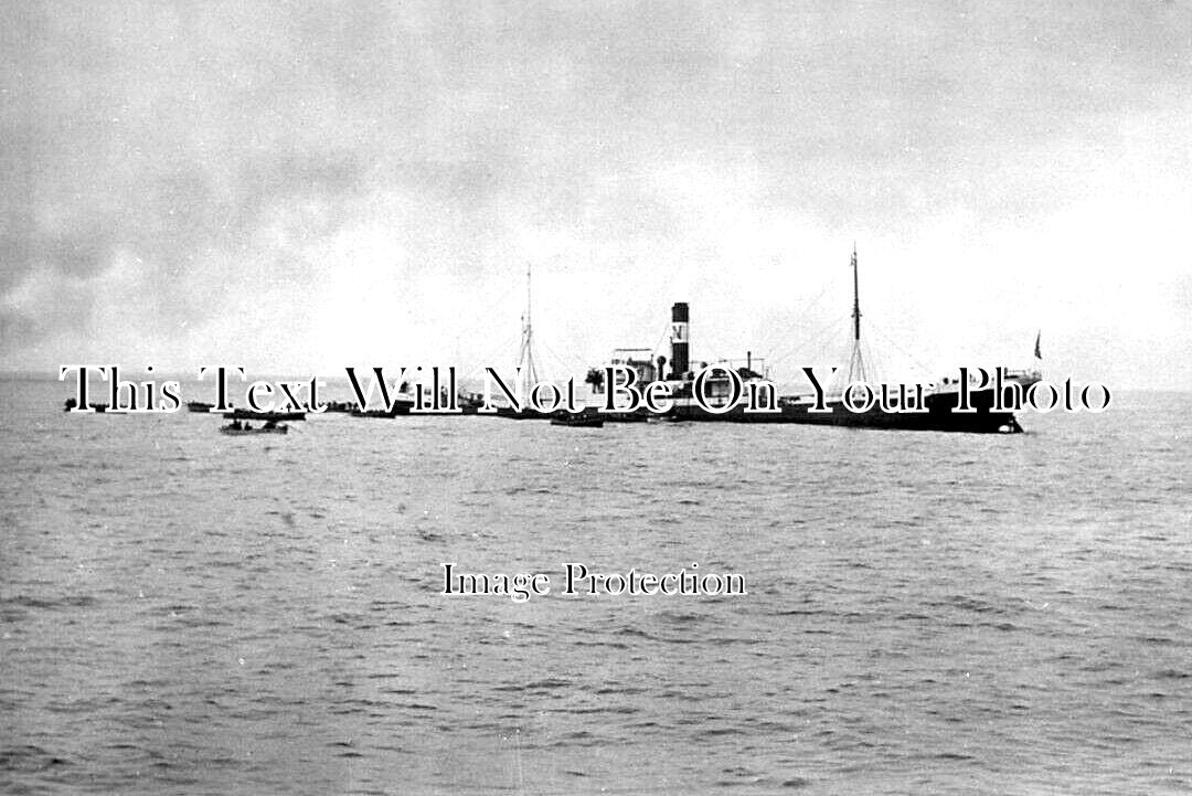 YO 8235 - Spanish Ship Umbe Wrecked Off Spurn Point, Yorkshire 1913