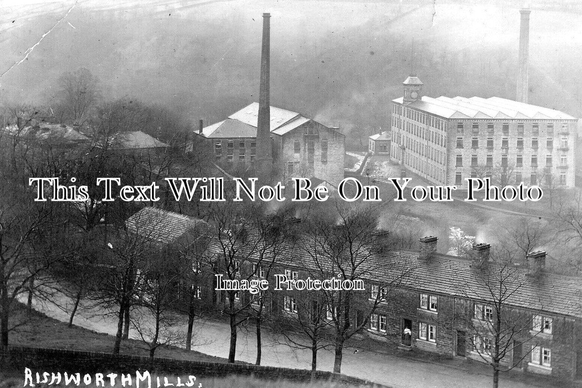 YO 8272 - Rishworth Mills Near Halifax, Yorkshire