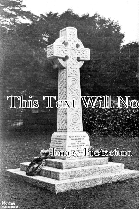 YO 8319 - Norton War Memorial, Sheffield, Yorkshire