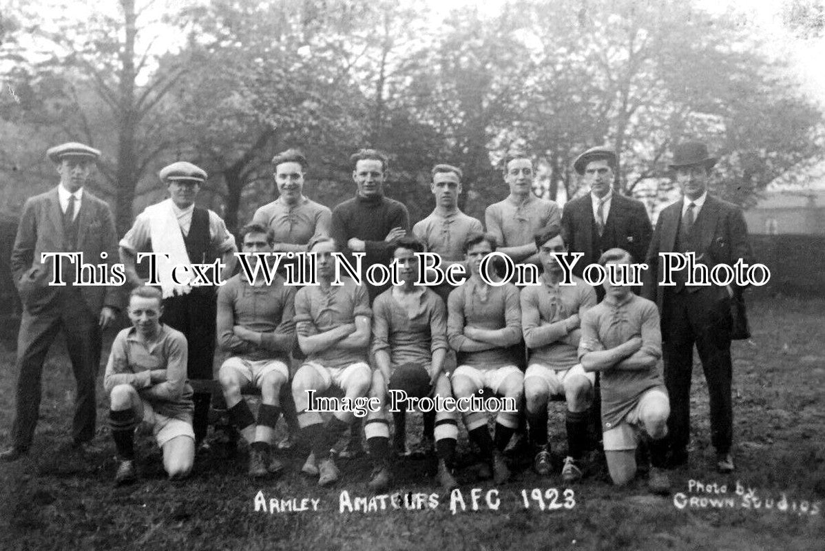 YO 8348 - Armley Amateurs AFC Football Club, Leeds, Yorkshire 1923