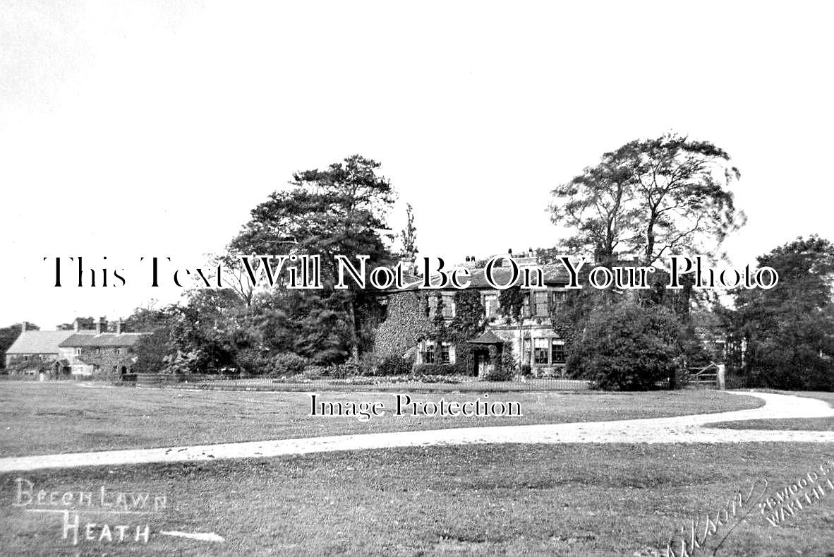 YO 8352 - Beech Lawn, Heath Common, Wakefield, Yorkshire c1916