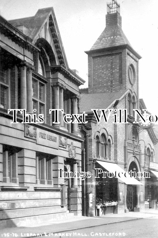 YO 8354 - Library & Market Hall, Castleford, Yorkshire