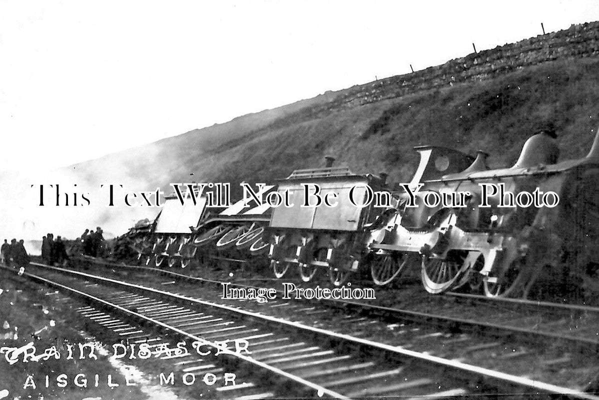 YO 8364 - Train Disaster Accident At Aisgill Moor, Yorkshire