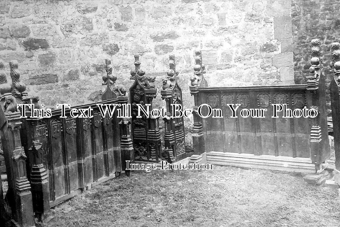 YO 8368 - Wensley Church Stalls, Yorkshire