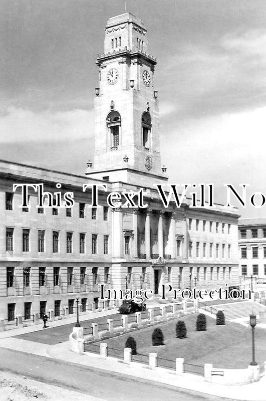 YO 8386 - Barnsley Town Hall, Yorkshire c1934