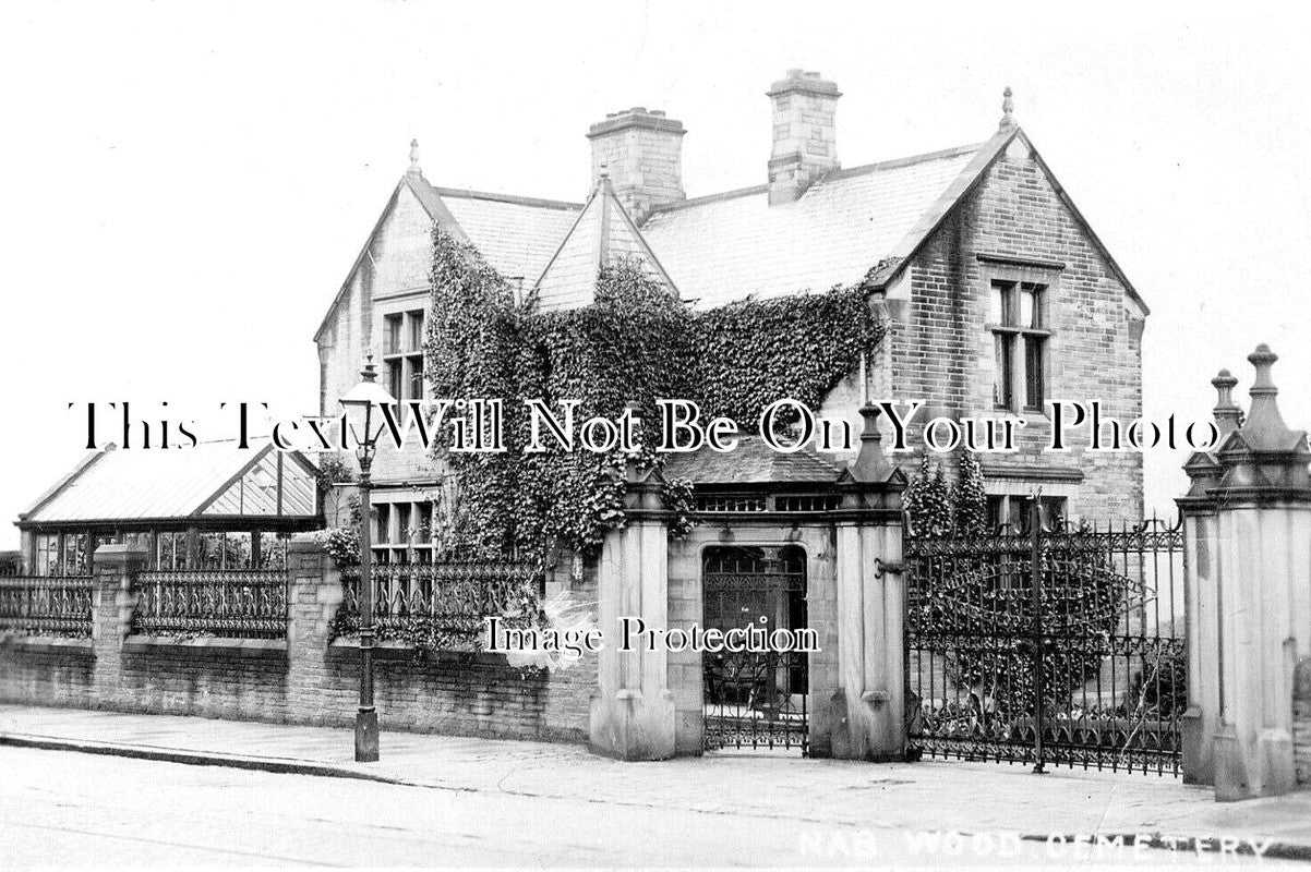 YO 8400 - Nab Wood Cemetery Entrance, Shipley, Bradford, Yorkshire