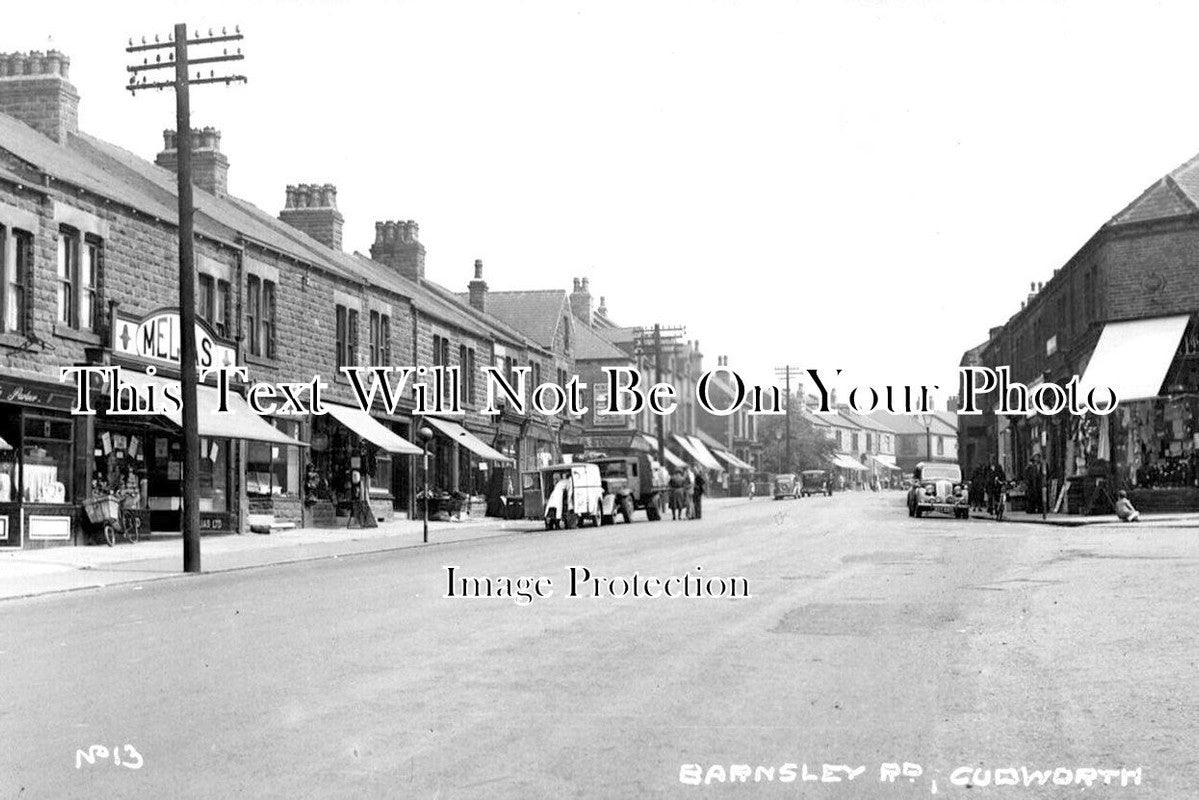 YO 8411 - Barnsley Road, Cudworth, Yorkshire c1938