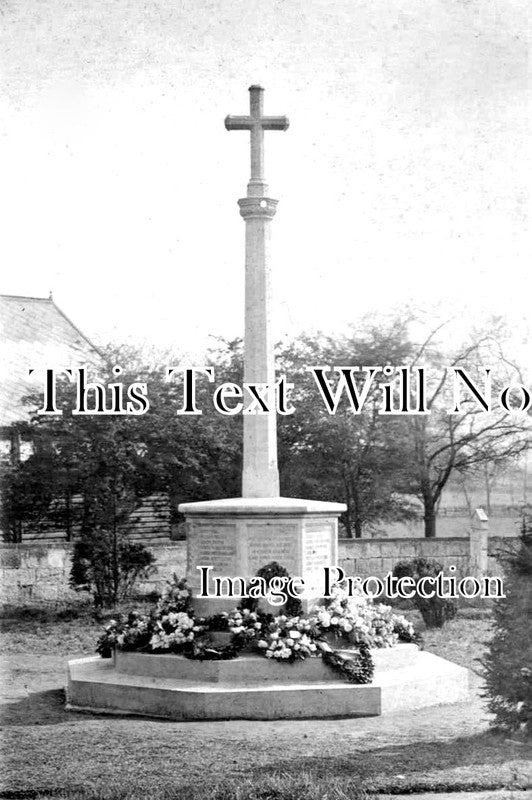 YO 8416 - Methley War Memorial, Yorkshire WW1