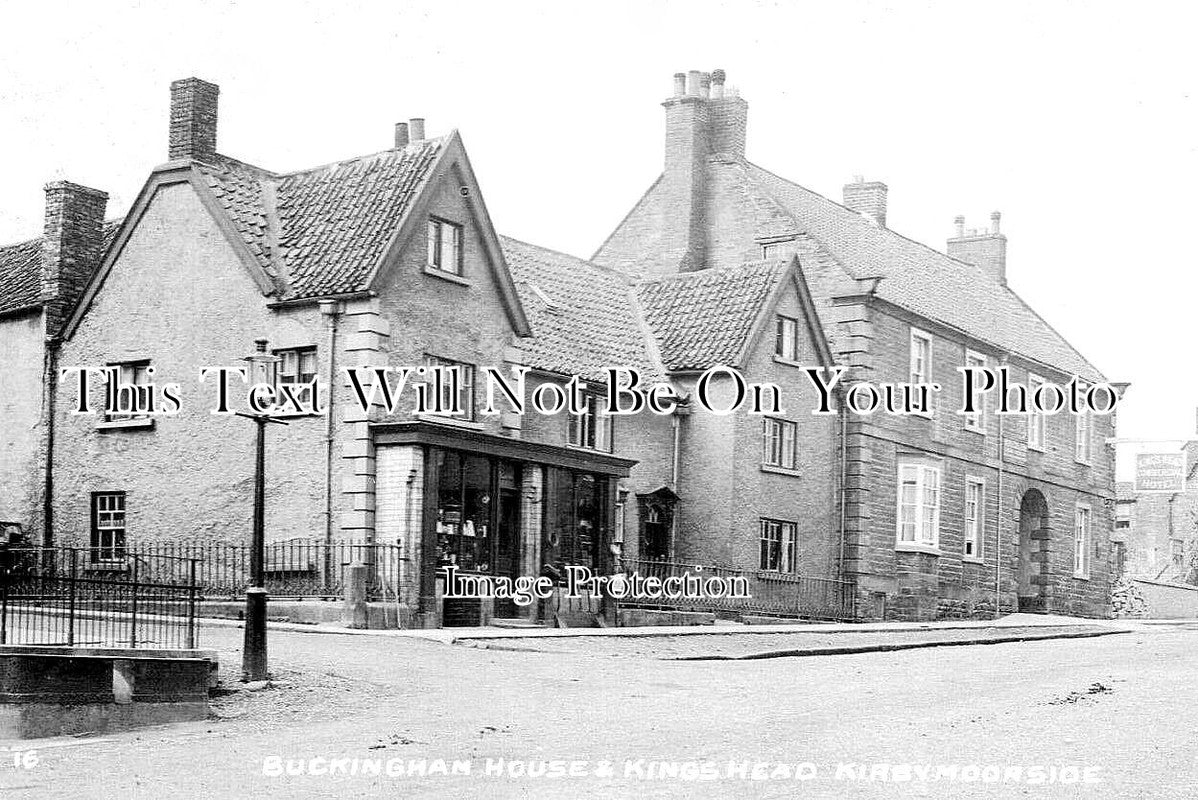 YO 8439 - Buckingham House & Kings Head, Kirkbymoorside, Yorkshire