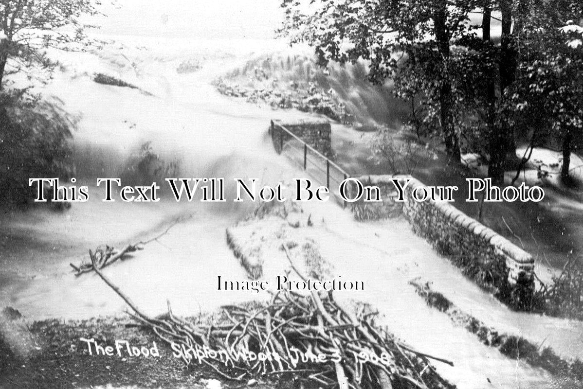 YO 8474 - The Flood, Skipton Wood, Yorkshire 1908