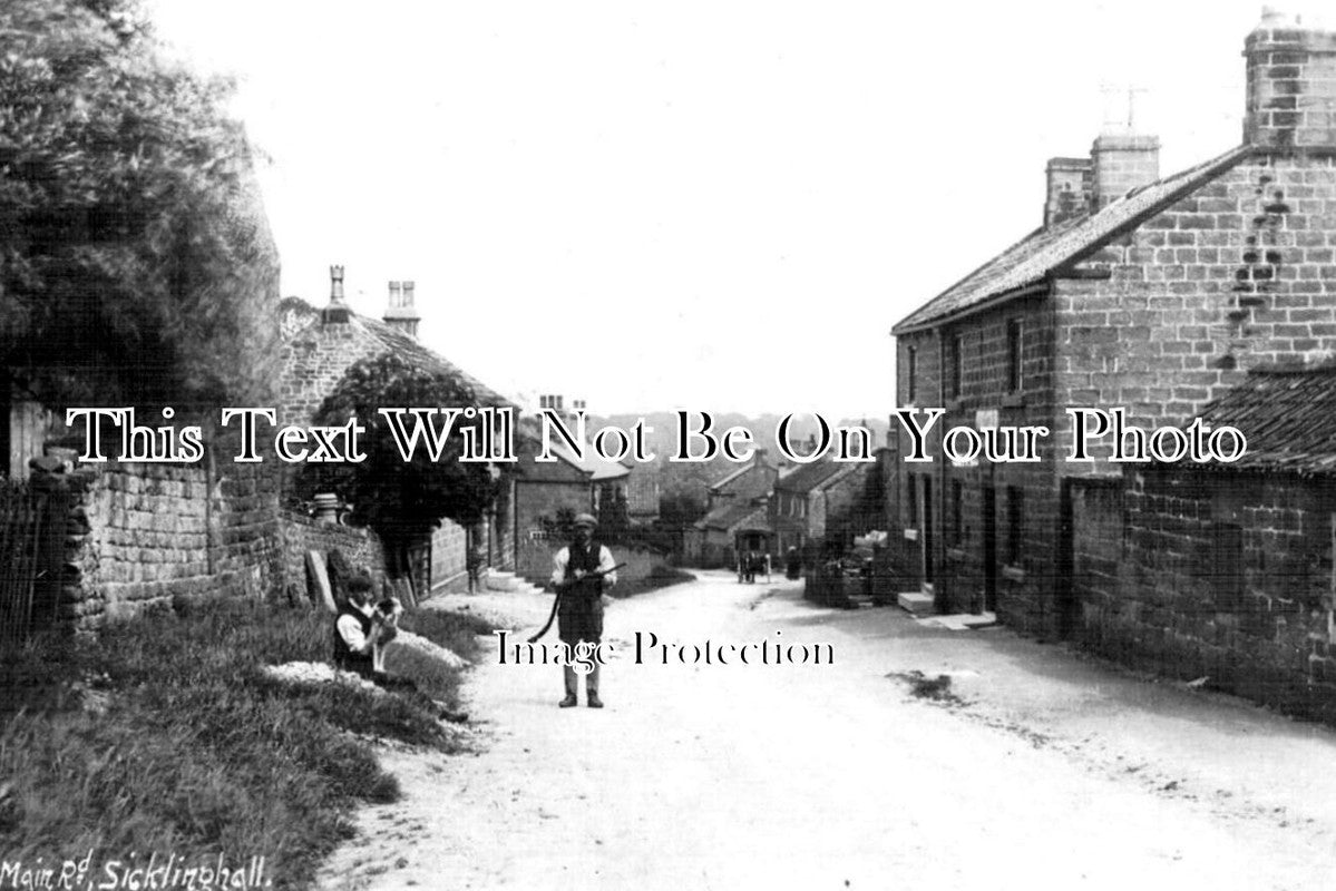 YO 8598 - Main Road, Sicklinghall, Yorkshire c1909