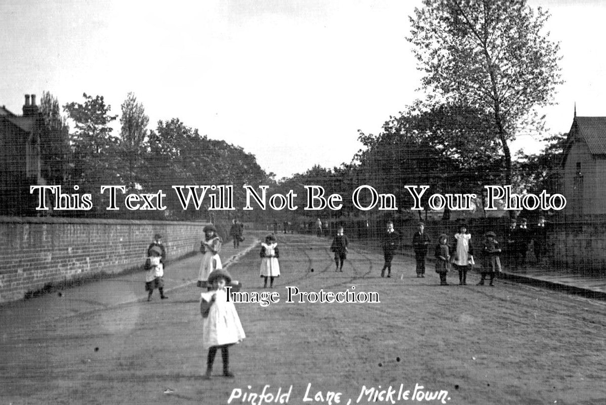 YO 8655 - Pinfold Lane, Mickletown, Yorkshire c1910