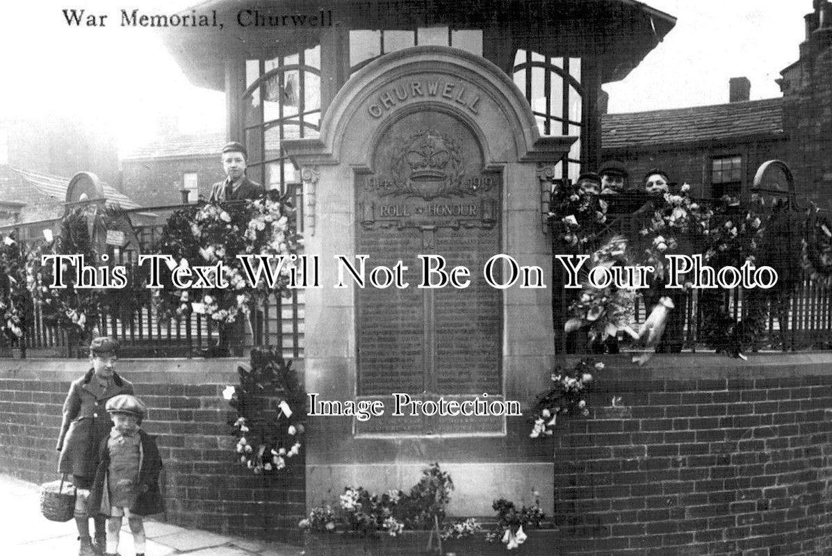 YO 8682 - Churwell War Memorial, Yorkshire