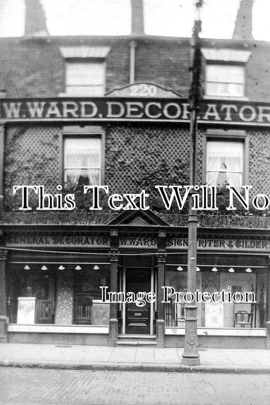 YO 8763 - W Ward Decorators Shop, Fullwood Road, Broomhill, Sheffield