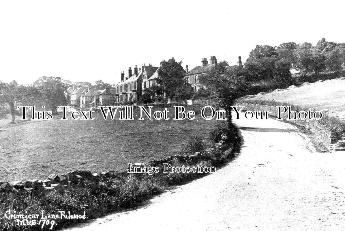 YO 8774 - Crimicar Lane, Fulwood, Sheffield, Yorkshire c1910