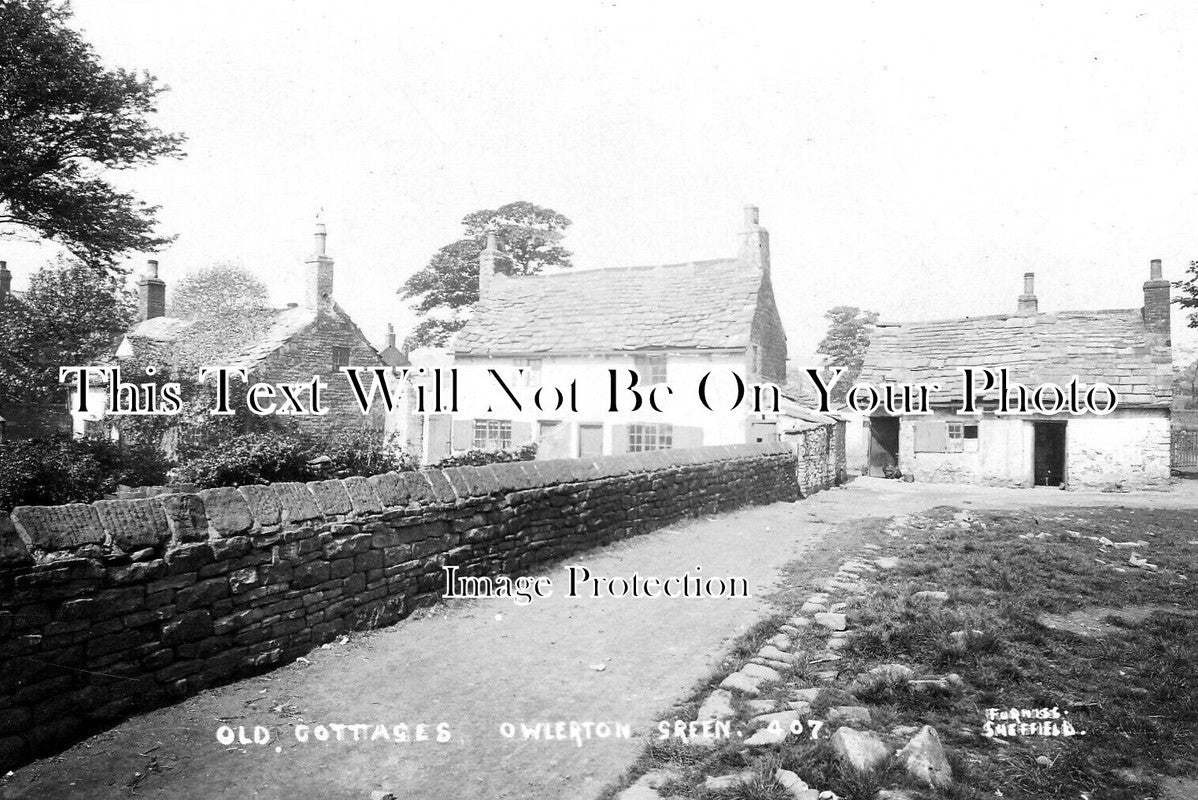 YO 8835 - Old Cottages, Owlerton Green, Sheffield, Yorkshire
