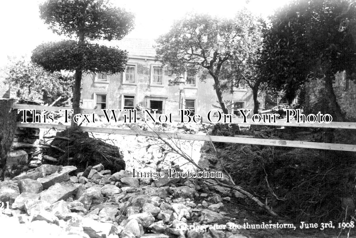 YO 8837 - Askrigg After The Thunderstorm, Aysgarth, Yorkshire 1908