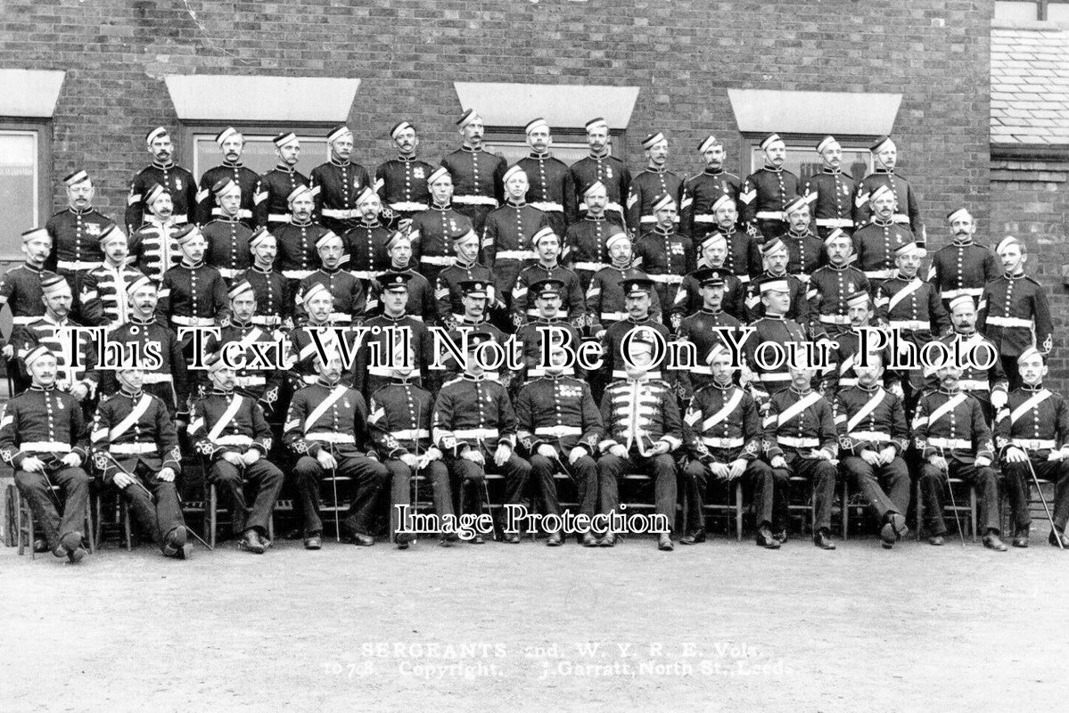 YO 8928 - Sergeants, 2nd West Yorkshire Royal Engineers, Otley