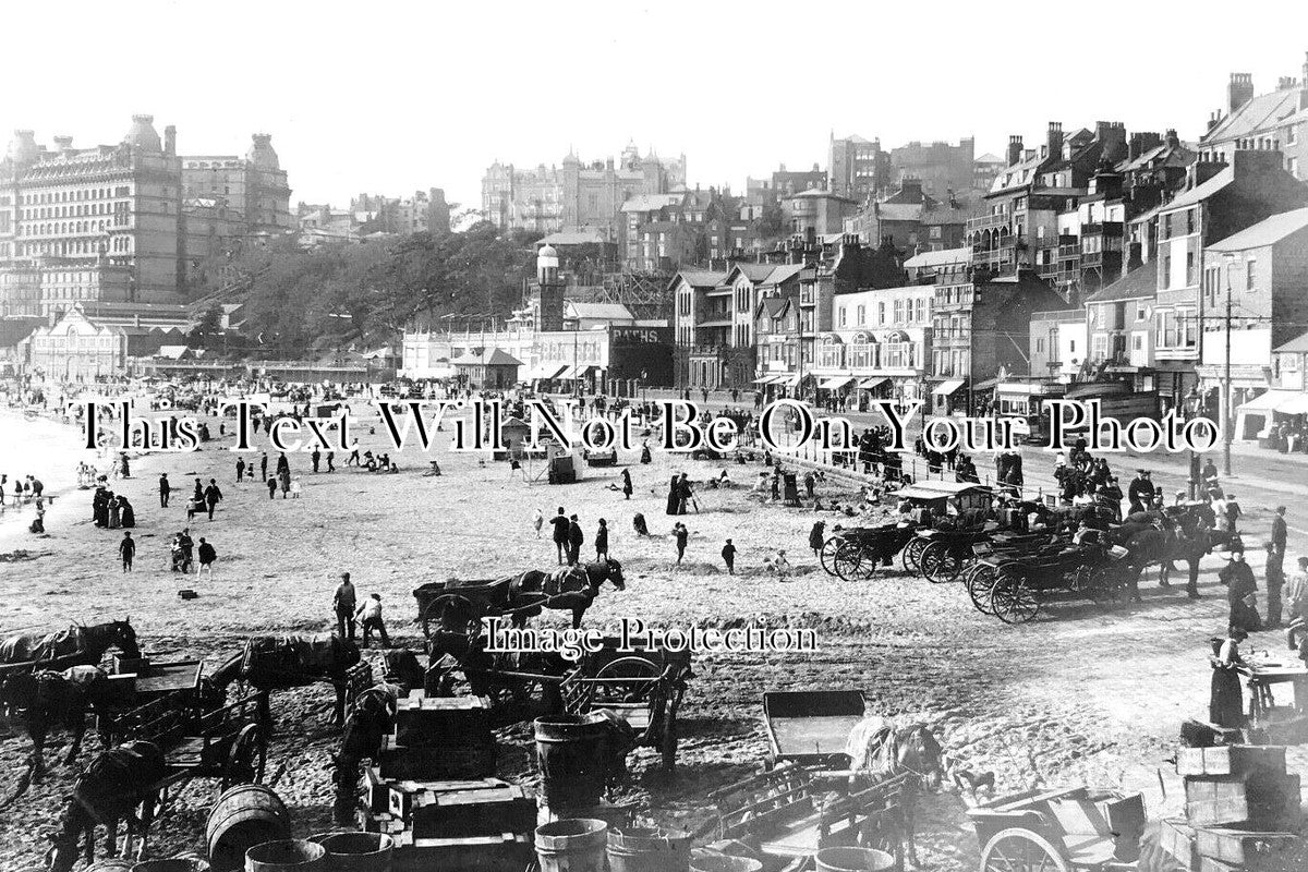 YO 8936 - Scarborough Beach & Promenade, Yorkshire