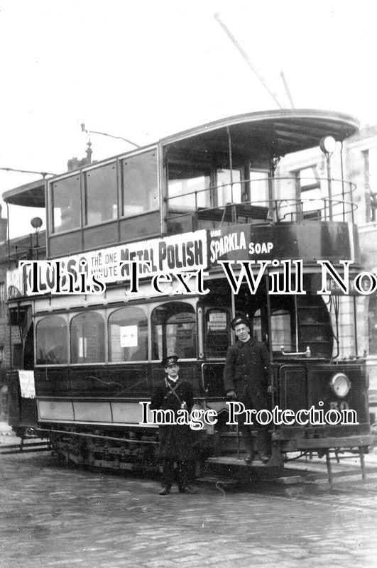 YO 8982 - Halifax Tram, West Vale, Yorkshire