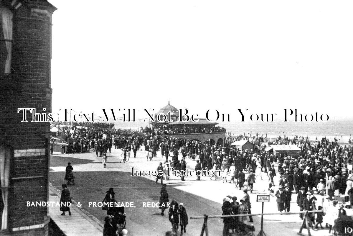 YO 9074 - Bandstand & Promenade, Redcard, Yorkshire
