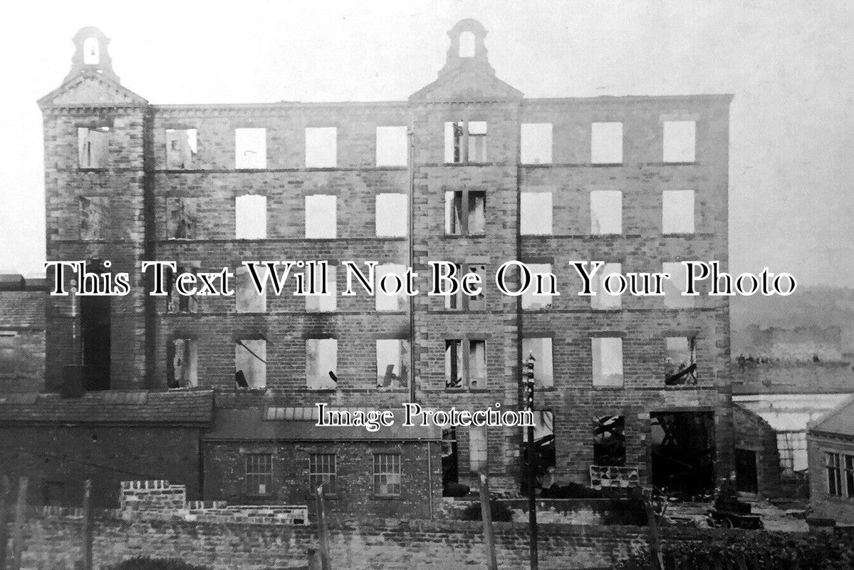YO 9110 - Brittania Mills Ruin, Birstall, Leeds, Yorkshire