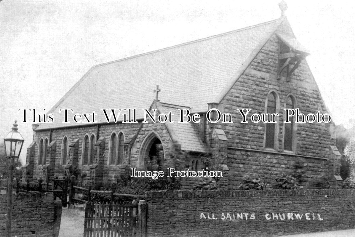 YO 9146 - All Saints Church, Churwell, Yorkshire c1907