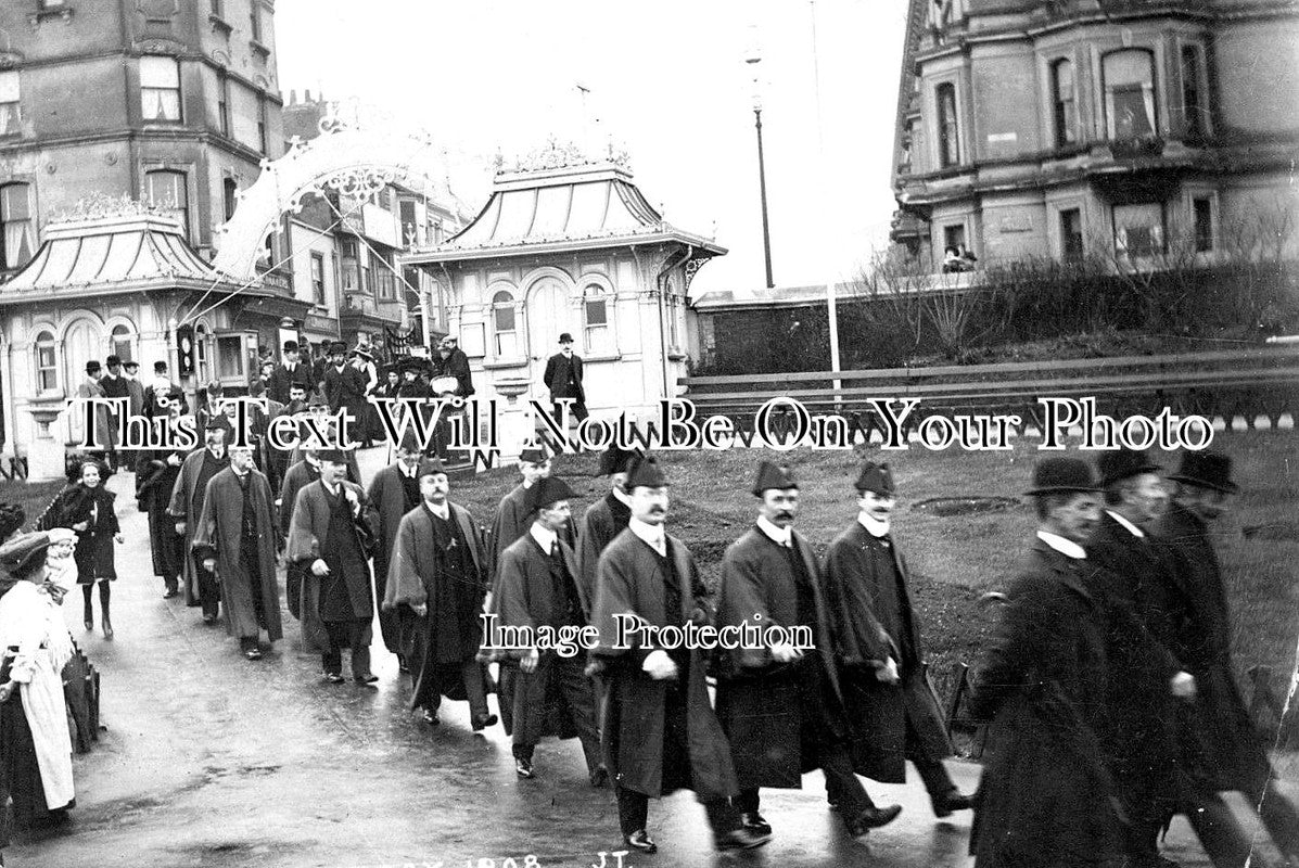 YO 9168 - Mayors Procession, Bridlington, Yorkshire c1908