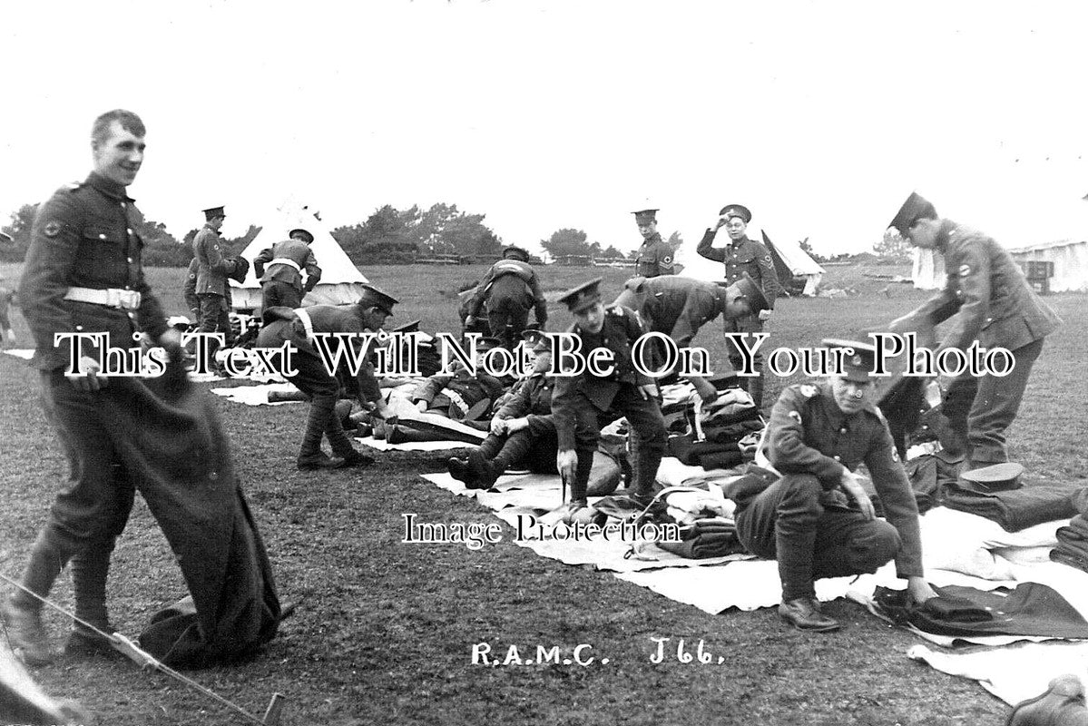 YO 9195 - RAMC Territorial Camp, Scarborough Racecourse, Yorkshire 1912
