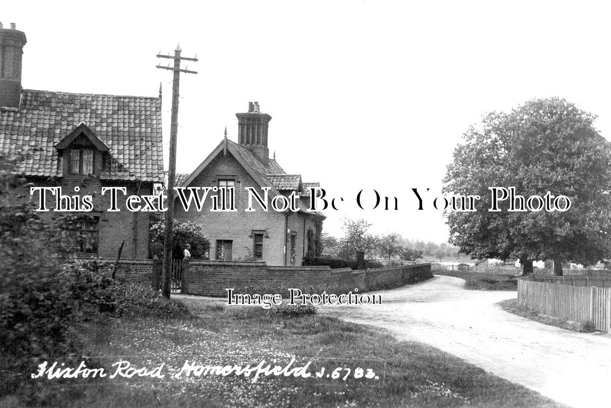YO 9201 - Flixton Road, Homersfield, Suffolk c1926