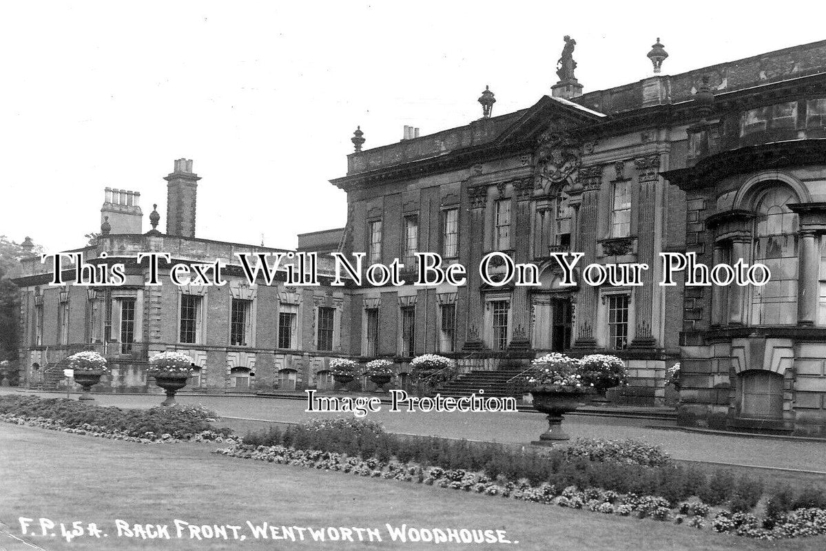 YO 9244 - Back Front, Wentworth Woodhouse, Yorkshire c1922
