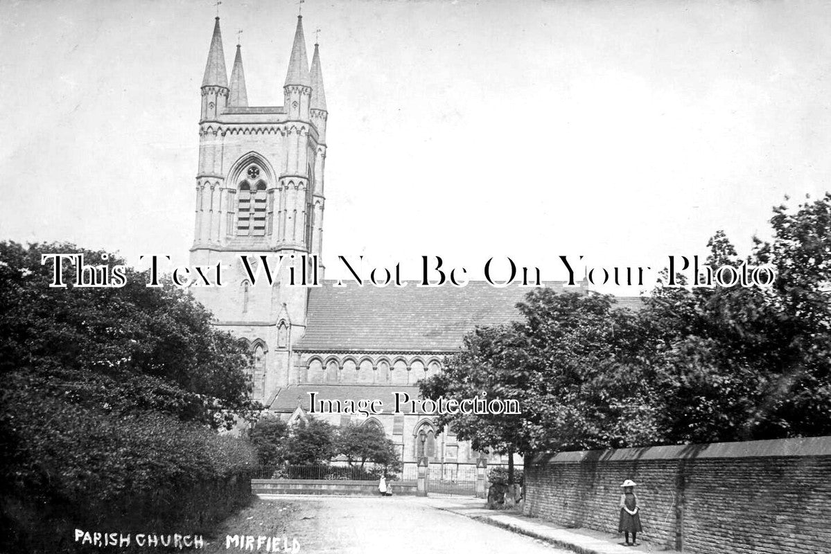 YO 9261 - St Marys Parish Church, Mirfield, Yorkshire c1906