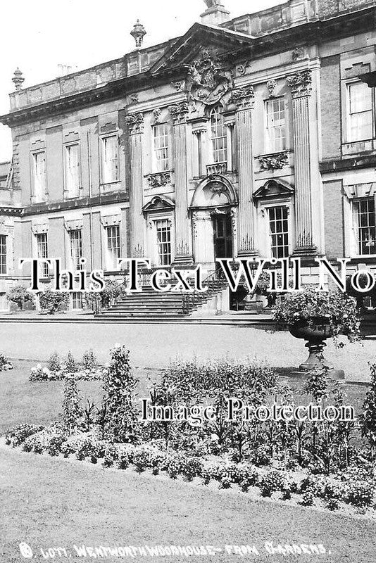 YO 9405 - Wentworth Woodhouse From Gardens, Yorkshire c1911