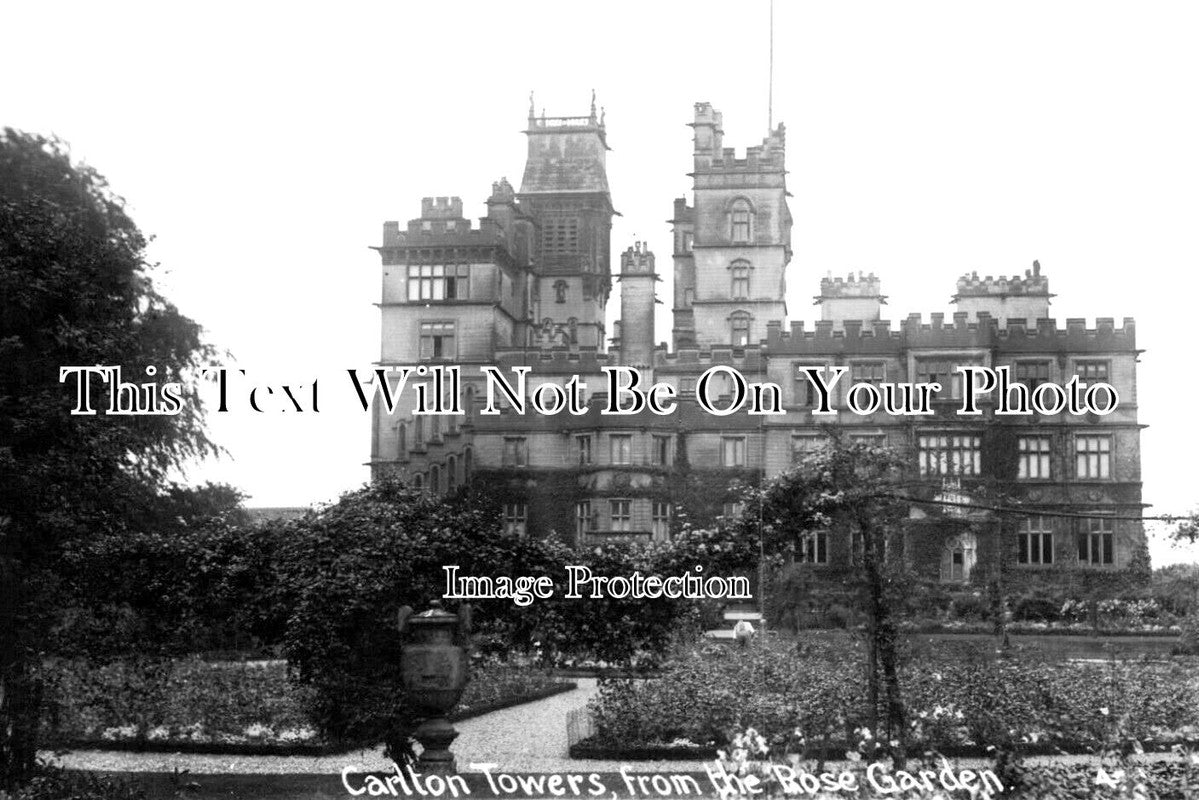 YO 9574 - Carlton Towers From Rose Garden, Yorkshire