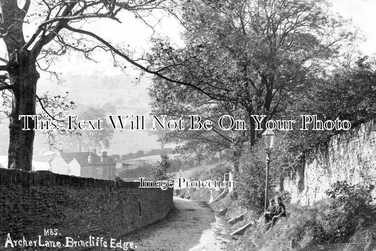 YO 9635 - Archer Lane, Brincliffe Edge, Sheffield, Yorkshire c1905