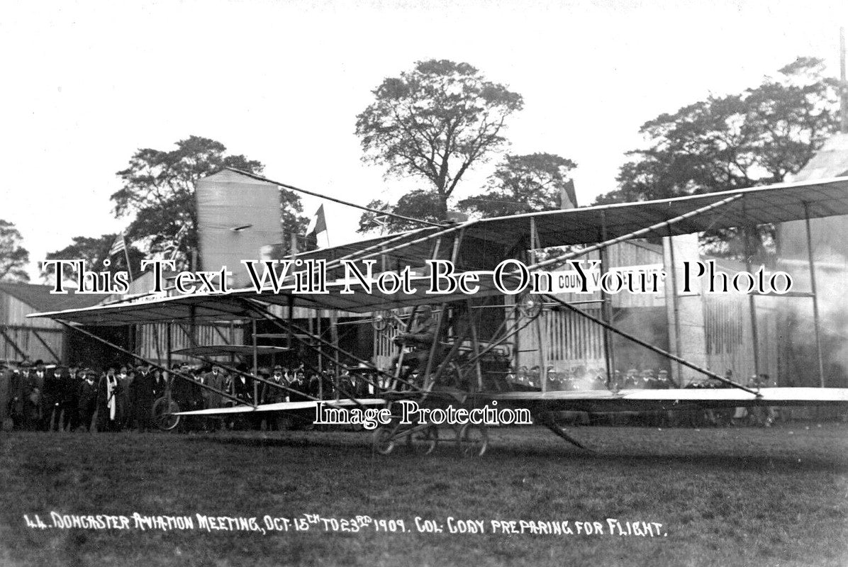 YO 9816 - Doncaster Aviation Meeting, Col Cody, Yorkshire 1909